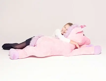 Unicorni de pluș mari