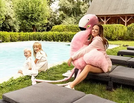 Flamingo de pluș mari
